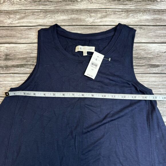 Lou & Grey for LOFT Women’s Dark Navy Swing Shift Mini Dress XS NWT - Picture 10 of 11